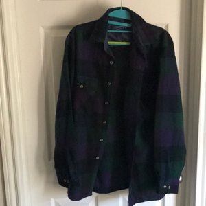 Block green and purple shirt